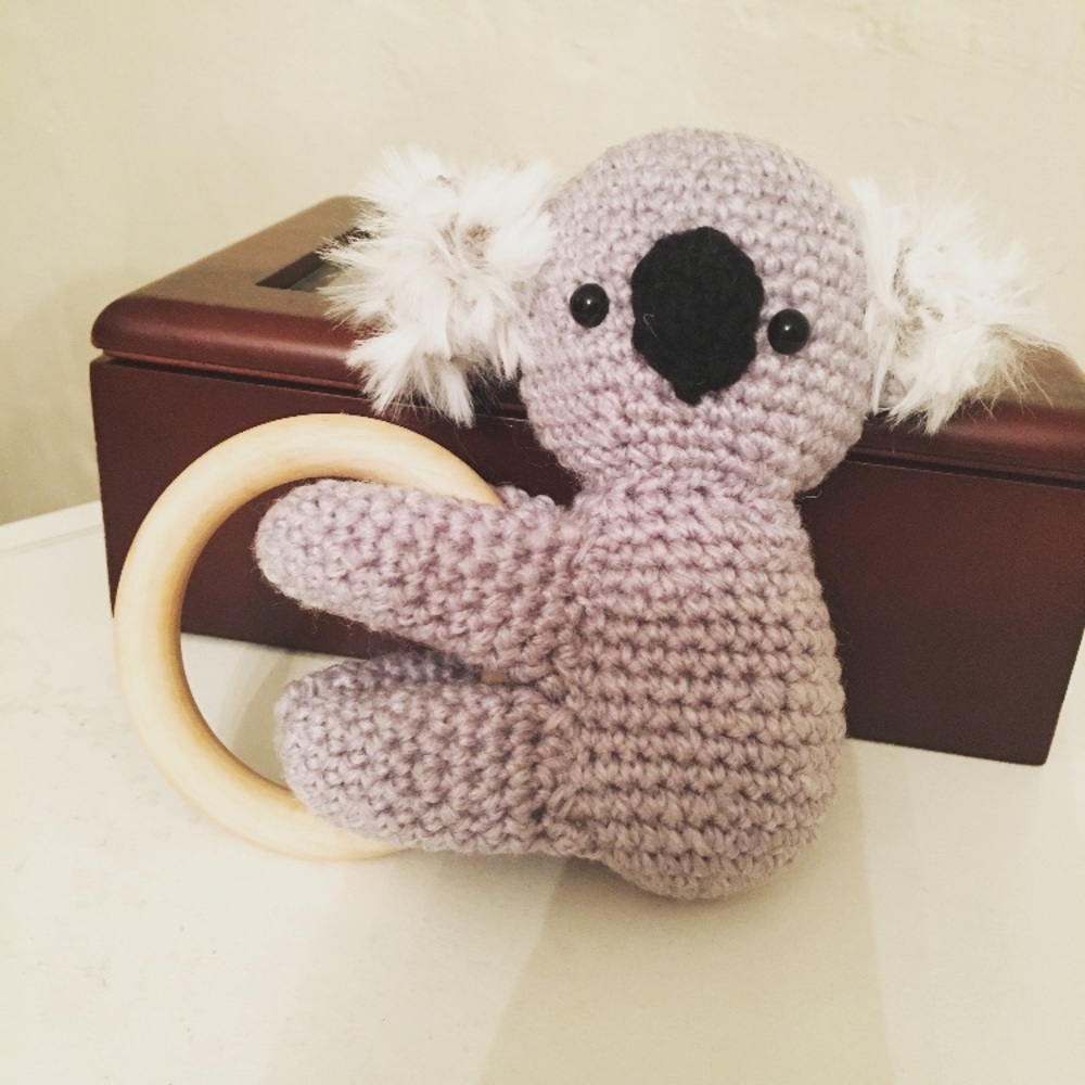 Hand made baby rattle